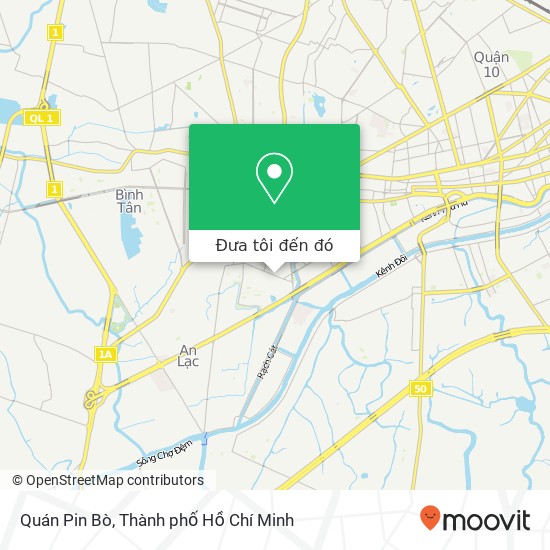 Bản đồ Quán Pin Bò, ĐƯỜNG Lý Chiêu Hoàng Quận 6, Thành Phố Hồ Chí Minh