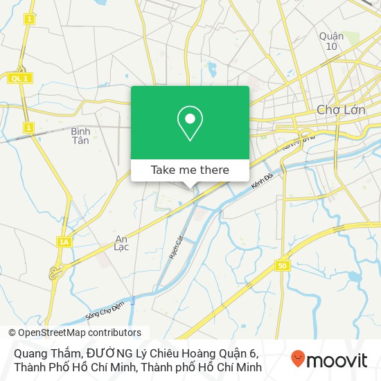 Bản đồ Quang Thắm, ĐƯỜNG Lý Chiêu Hoàng Quận 6, Thành Phố Hồ Chí Minh