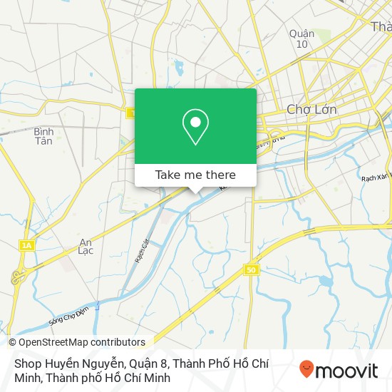 Bản đồ Shop Huyền Nguyễn, Quận 8, Thành Phố Hồ Chí Minh