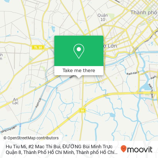 Bản đồ Hu Tiu Mi, #2 Mac Thi Bui, ĐƯỜNG Bùi Minh Trực Quận 8, Thành Phố Hồ Chí Minh