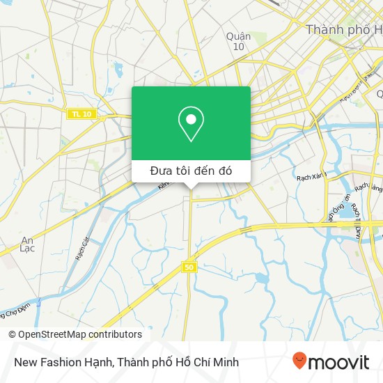Bản đồ New Fashion Hạnh, 50 Quận 8, Thành Phố Hồ Chí Minh