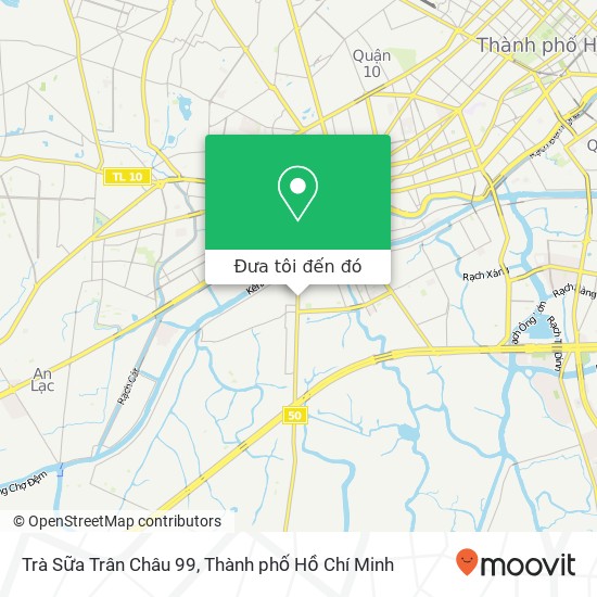 Bản đồ Trà Sữa Trân Châu 99, 50 Quận 8, Thành Phố Hồ Chí Minh