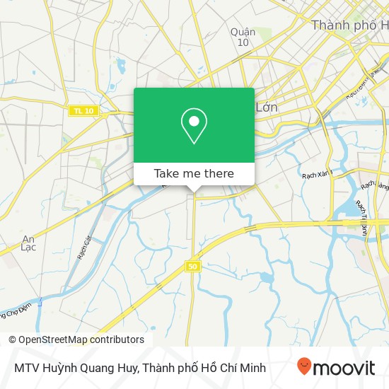 Bản đồ MTV Huỳnh Quang Huy