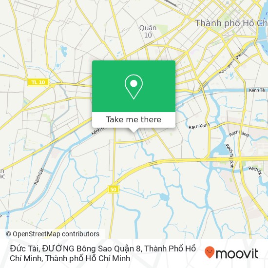 Bản đồ Đức Tài, ĐƯỜNG Bông Sao Quận 8, Thành Phố Hồ Chí Minh