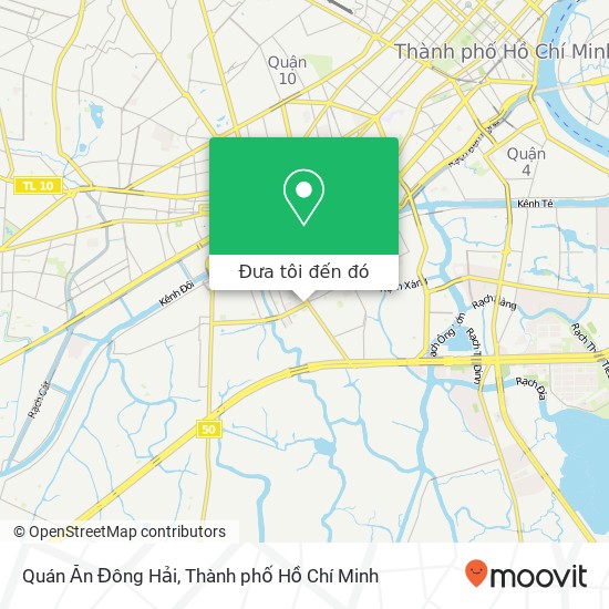 Bản đồ Quán Ăn Đông Hải, ĐƯỜNG Tạ Quang Bửu Quận 8, Thành Phố Hồ Chí Minh