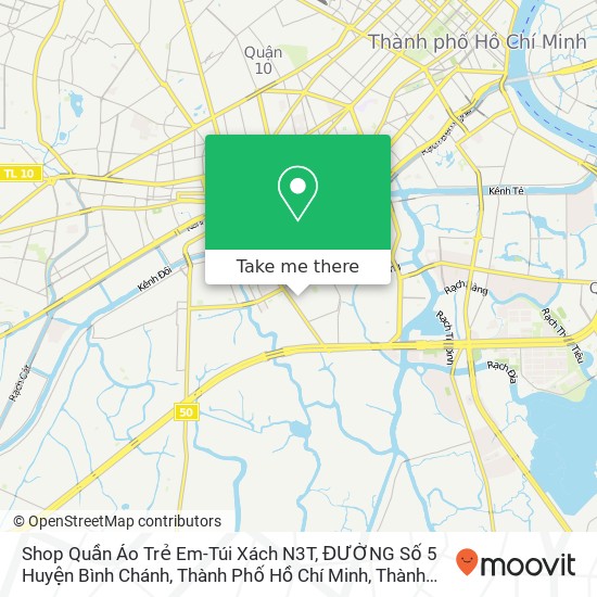 Bản đồ Shop Quần Áo Trẻ Em-Túi Xách N3T, ĐƯỜNG Số 5 Huyện Bình Chánh, Thành Phố Hồ Chí Minh