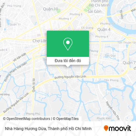 Bản đồ Nhà Hàng Hương Dừa