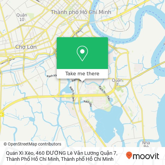 Bản đồ Quán Xì Xèo, 460 ĐƯỜNG Lê Văn Lương Quận 7, Thành Phố Hồ Chí Minh