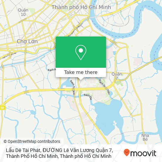 Bản đồ Lẩu Dê Tài Phát, ĐƯỜNG Lê Văn Lương Quận 7, Thành Phố Hồ Chí Minh