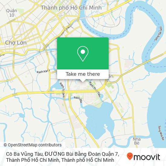 Bản đồ Cô Ba Vũng Tàu, ĐƯỜNG Bùi Bằng Đoàn Quận 7, Thành Phố Hồ Chí Minh