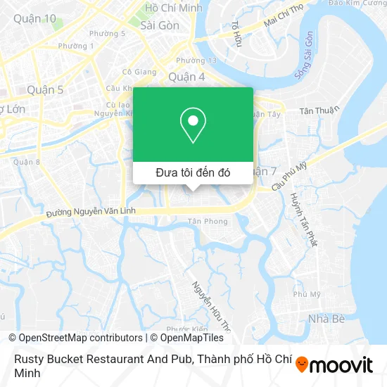 Bản đồ Rusty Bucket Restaurant And Pub