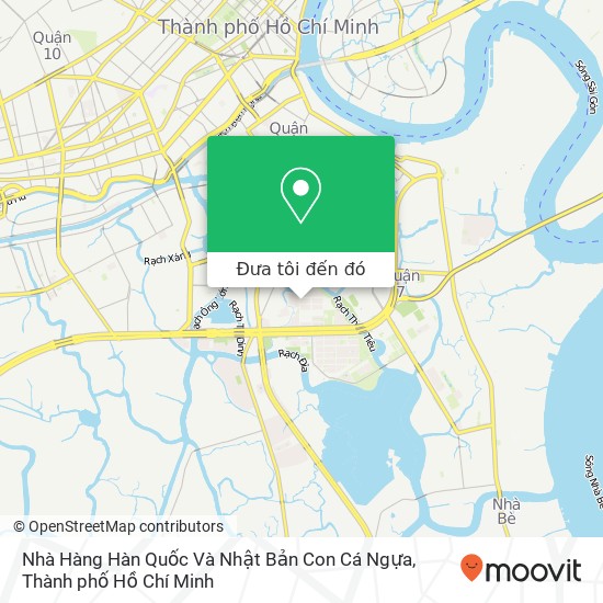 Bản đồ Nhà Hàng Hàn Quốc Và Nhật Bản Con Cá Ngựa, ĐƯỜNG Nội Khu Hưng Gia 2 Quận 7, Thành Phố Hồ Chí Minh