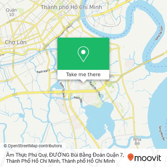 Bản đồ Ẩm Thực Phú Quý, ĐƯỜNG Bùi Bằng Đoàn Quận 7, Thành Phố Hồ Chí Minh