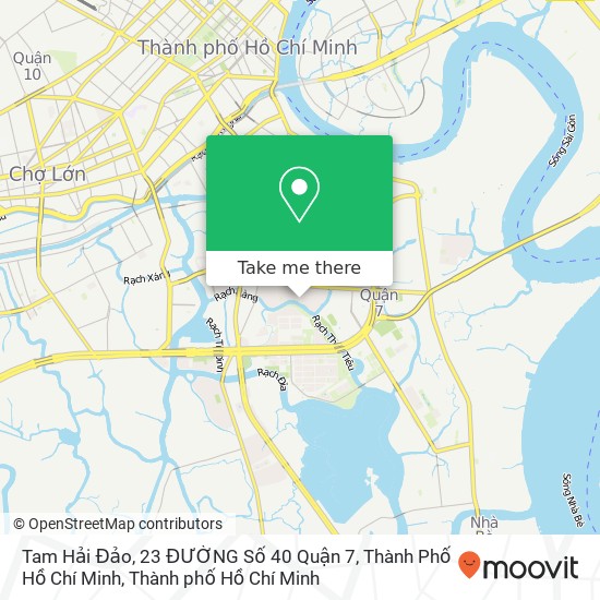 Bản đồ Tam Hải Đảo, 23 ĐƯỜNG Số 40 Quận 7, Thành Phố Hồ Chí Minh
