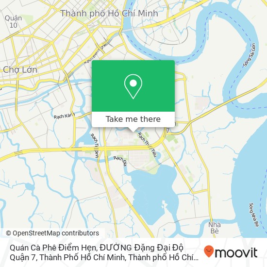 Bản đồ Quán Cà Phê Điểm Hẹn, ĐƯỜNG Đặng Đại Độ Quận 7, Thành Phố Hồ Chí Minh