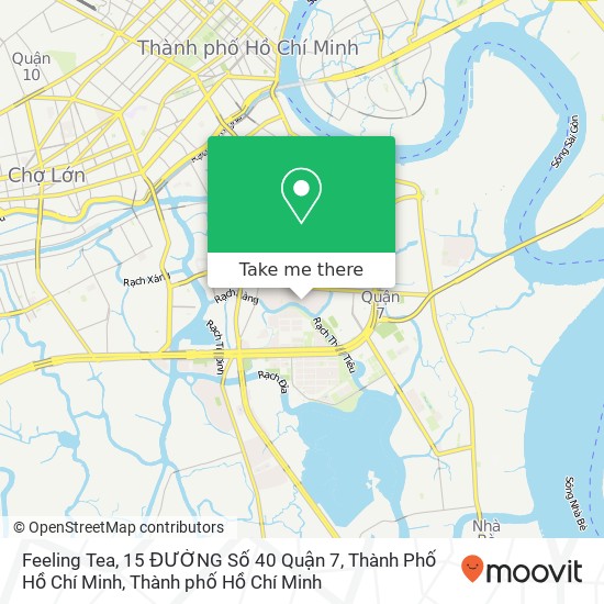 Bản đồ Feeling Tea, 15 ĐƯỜNG Số 40 Quận 7, Thành Phố Hồ Chí Minh