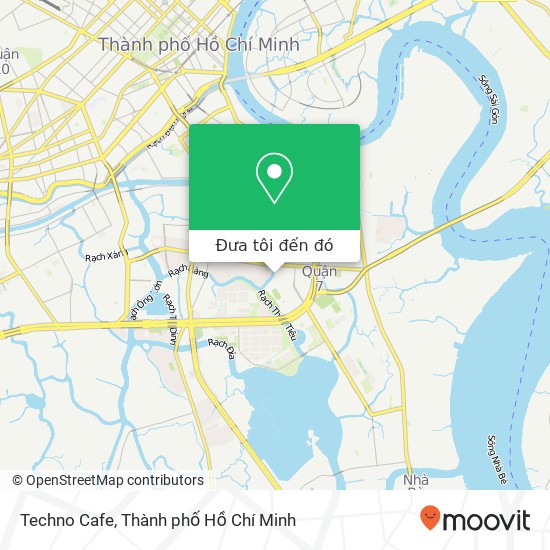 Bản đồ Techno Cafe, ĐƯỜNG Số 11 Quận 7, Thành Phố Hồ Chí Minh