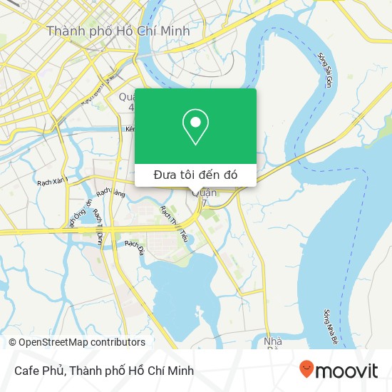 Bản đồ Cafe Phủ, ĐƯỜNG Số 4 Quận 7, Thành Phố Hồ Chí Minh