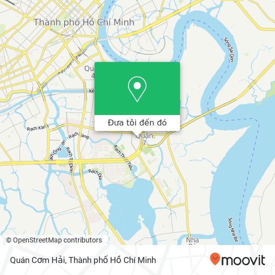 Bản đồ Quán Cơm Hải, 2 ĐƯỜNG Số 6 Quận 7, Thành Phố Hồ Chí Minh