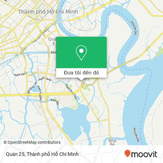 Bản đồ Quán 25, ĐƯỜNG Nguyễn Văn Linh Quận 7, Thành Phố Hồ Chí Minh