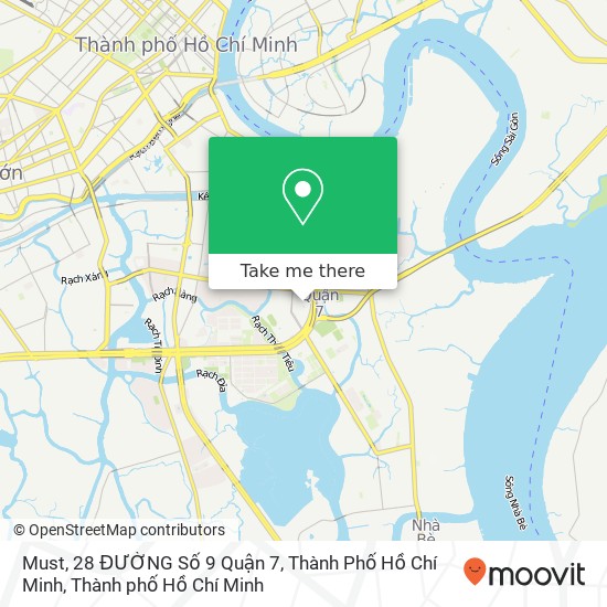 Bản đồ Must, 28 ĐƯỜNG Số 9 Quận 7, Thành Phố Hồ Chí Minh