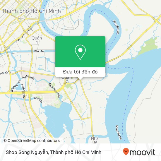 Bản đồ Shop Song Nguyễn, ĐƯỜNG Huỳnh Tấn Phát Quận 7, Thành Phố Hồ Chí Minh