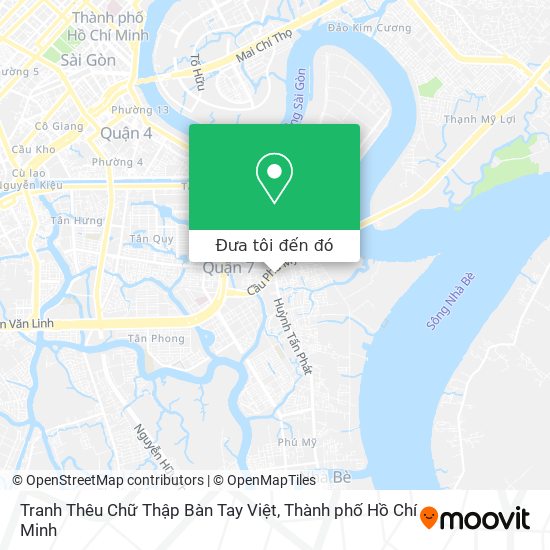Bản đồ Tranh Thêu Chữ Thập Bàn Tay Việt