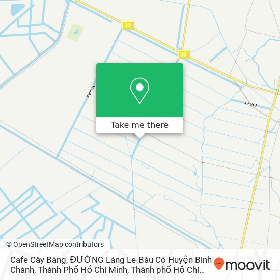 Bản đồ Cafe Cây Bàng, ĐƯỜNG Láng Le-Bàu Cò Huyện Bình Chánh, Thành Phố Hồ Chí Minh