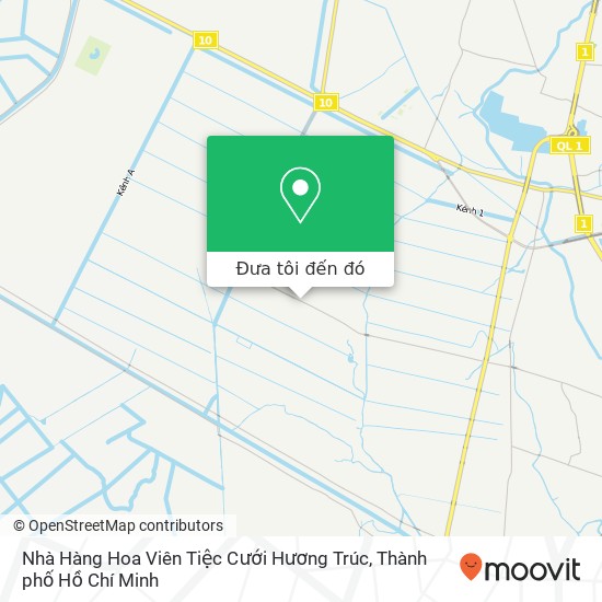 Bản đồ Nhà Hàng Hoa Viên Tiệc Cưới Hương Trúc, ĐƯỜNG Trần Đại Nghĩa Huyện Bình Chánh, Thành Phố Hồ Chí Minh