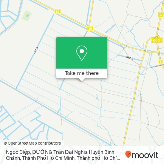 Bản đồ Ngọc Diệp, ĐƯỜNG Trần Đại Nghĩa Huyện Bình Chánh, Thành Phố Hồ Chí Minh