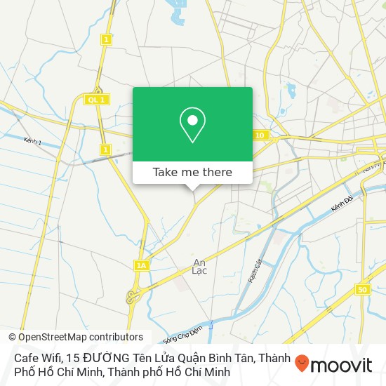 Bản đồ Cafe Wifi, 15 ĐƯỜNG Tên Lửa Quận Bình Tân, Thành Phố Hồ Chí Minh