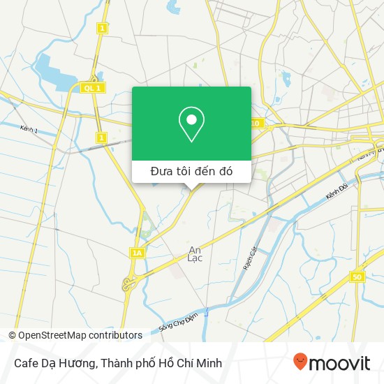 Bản đồ Cafe Dạ Hương, ĐƯỜNG Kinh Dương Vương Quận Bình Tân, Thành Phố Hồ Chí Minh