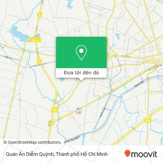 Bản đồ Quán Ăn Diễm Quỳnh, 411 ĐƯỜNG Kinh Dương Vương Quận Bình Tân, Thành Phố Hồ Chí Minh