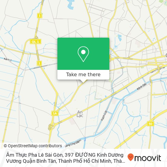 Bản đồ Ẩm Thực Pha Lê Sài Gòn, 397 ĐƯỜNG Kinh Dương Vương Quận Bình Tân, Thành Phố Hồ Chí Minh