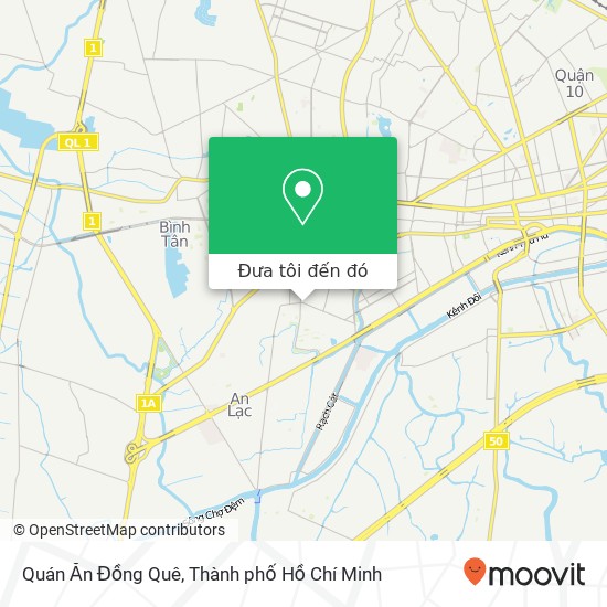 Bản đồ Quán Ăn Đồng Quê, ĐƯỜNG Lý Chiêu Hoàng Quận 6, Thành Phố Hồ Chí Minh