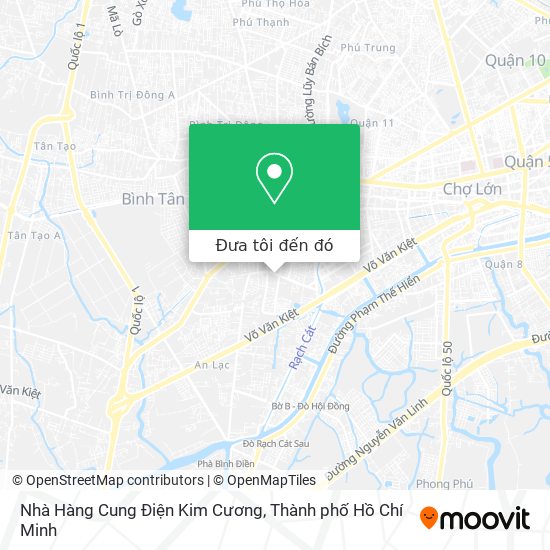 Bản đồ Nhà Hàng Cung Điện Kim Cương