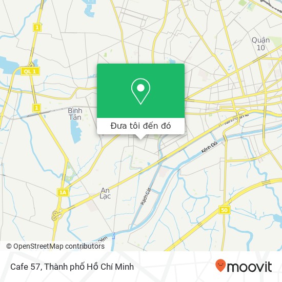 Bản đồ Cafe 57, ĐƯỜNG Trần Văn Kiểu Quận 6, Thành Phố Hồ Chí Minh