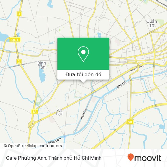 Bản đồ Cafe Phương Anh, ĐƯỜNG Bình Phú Quận 6, Thành Phố Hồ Chí Minh