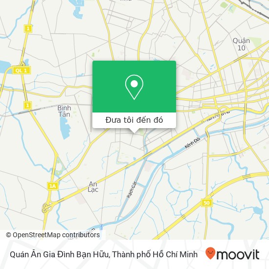 Bản đồ Quán Ăn Gia Đình Bạn Hữu, ĐƯỜNG Số 26 Quận 6, Thành Phố Hồ Chí Minh