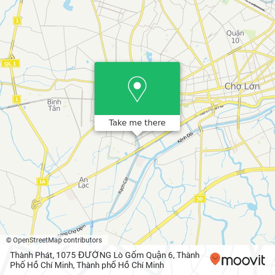 Bản đồ Thành Phát, 1075 ĐƯỜNG Lò Gốm Quận 6, Thành Phố Hồ Chí Minh
