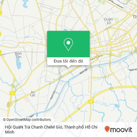 Bản đồ HộI QuáN Trà Chanh ChéM Gió, HẺM 579 Phạm Văn Chí Quận 6, Thành Phố Hồ Chí Minh