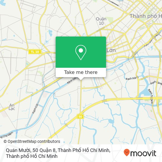 Bản đồ Quán Mười, 50 Quận 8, Thành Phố Hồ Chí Minh