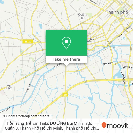 Bản đồ Thời Trang Trẻ Em Tinki, ĐƯỜNG Bùi Minh Trực Quận 8, Thành Phố Hồ Chí Minh