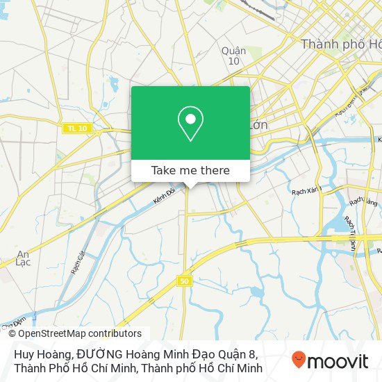 Bản đồ Huy Hoàng, ĐƯỜNG Hoàng Minh Đạo Quận 8, Thành Phố Hồ Chí Minh