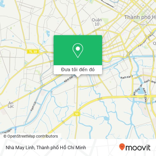 Bản đồ Nhà May Linh, 50 Quận 8, Thành Phố Hồ Chí Minh