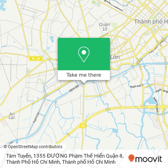 Bản đồ Tâm Tuyến, 1355 ĐƯỜNG Phạm Thế Hiển Quận 8, Thành Phố Hồ Chí Minh