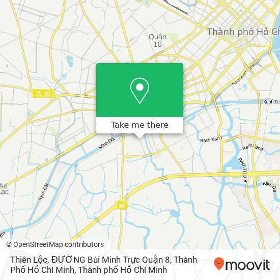 Bản đồ Thiên Lộc, ĐƯỜNG Bùi Minh Trực Quận 8, Thành Phố Hồ Chí Minh