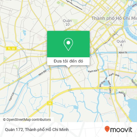 Bản đồ Quán 172, ĐƯỜNG Phạm Hùng Quận 8, Thành Phố Hồ Chí Minh