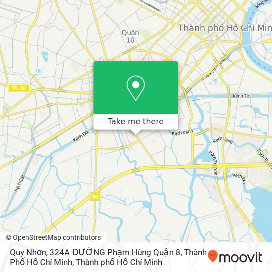 Bản đồ Quy Nhơn, 324A ĐƯỜNG Phạm Hùng Quận 8, Thành Phố Hồ Chí Minh