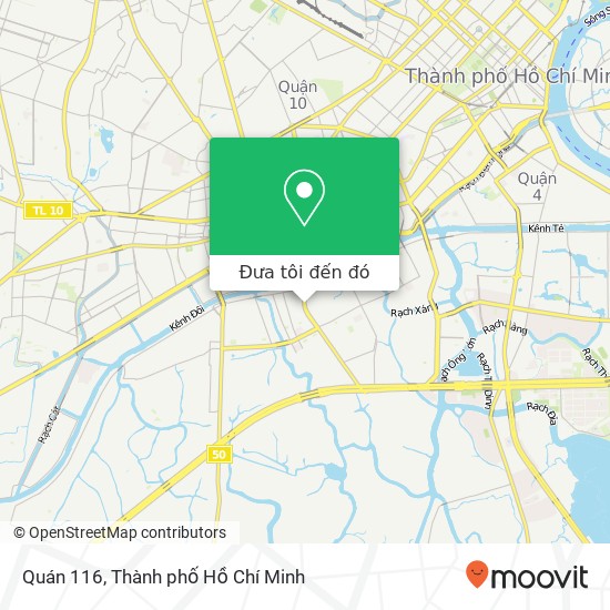 Bản đồ Quán 116, ĐƯỜNG Số 16 Quận 8, Thành Phố Hồ Chí Minh